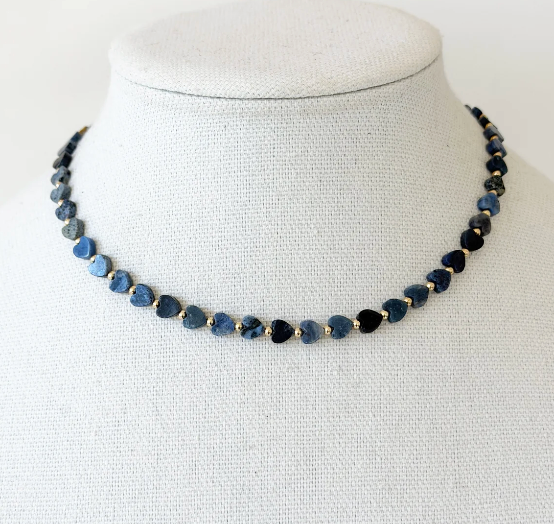 Jeny Baker Pippa Color Necklace- Navy