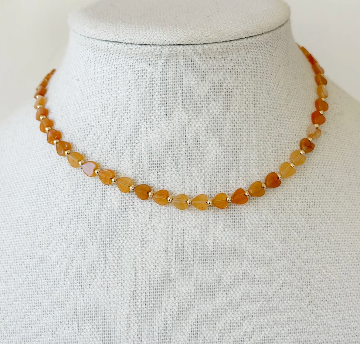 Jeny Baker Pippa Color Necklace- Orange