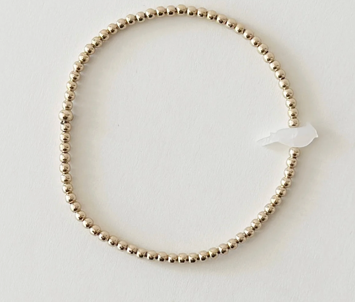 Jeny Baker Remembrance Gold Bead Bracelet