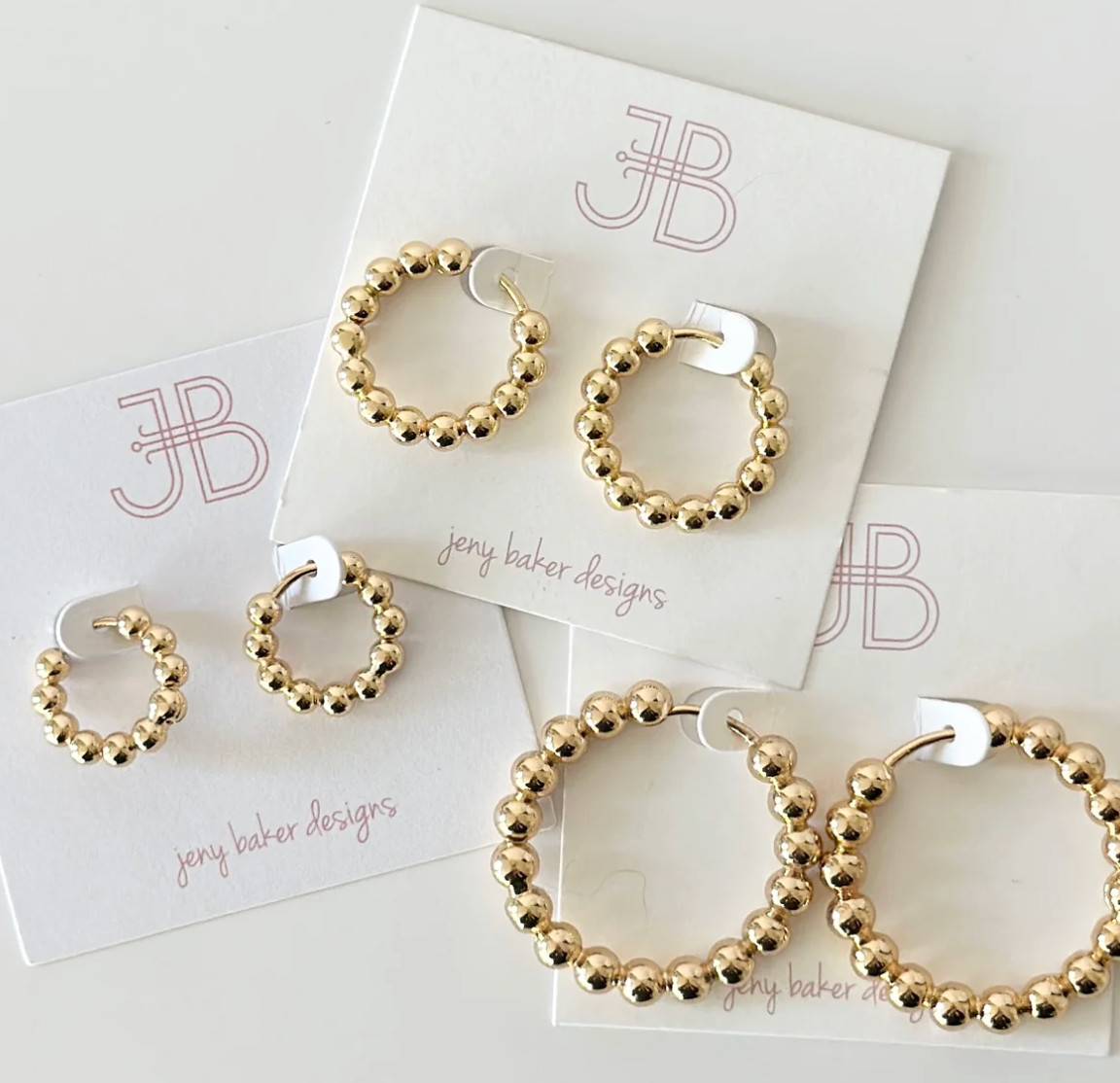 Jeny Baker Bali Huggies and Hoops- Small