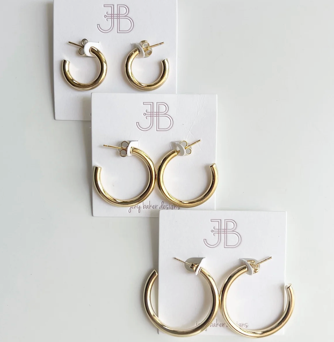 Jeny Baker Basic Tube Hoops- Small