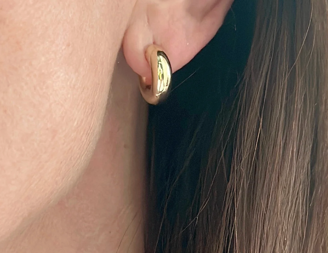 Jeny Baker Classic Thick Tube Hoops- Mini
