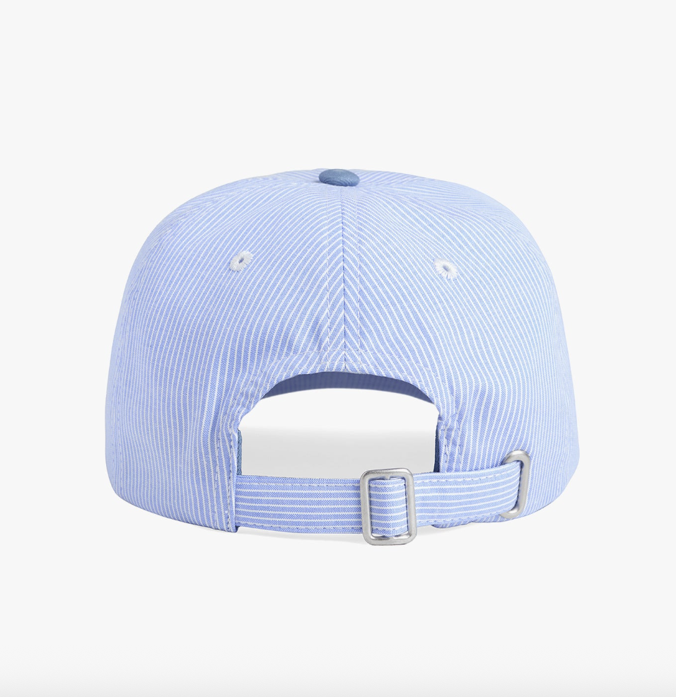 Favorite Daughter The Stripe Logo Baseball Cap- Blue Stripe
