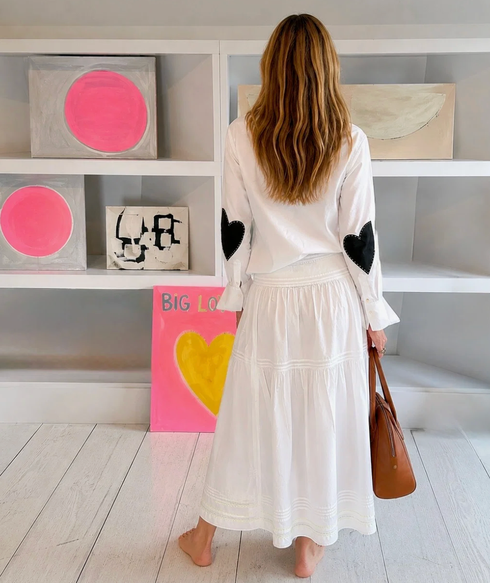 KERRI ROSENTHAL Mia Shirt- White