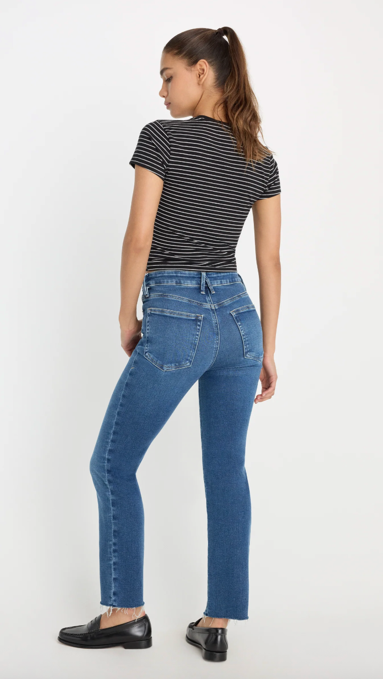 Good American Good Legs Straight Jeans- Indigo818