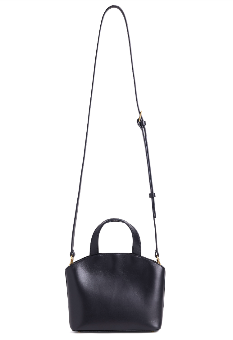 Favorite Daughter The Suede Heirloom Mini Tote- Black