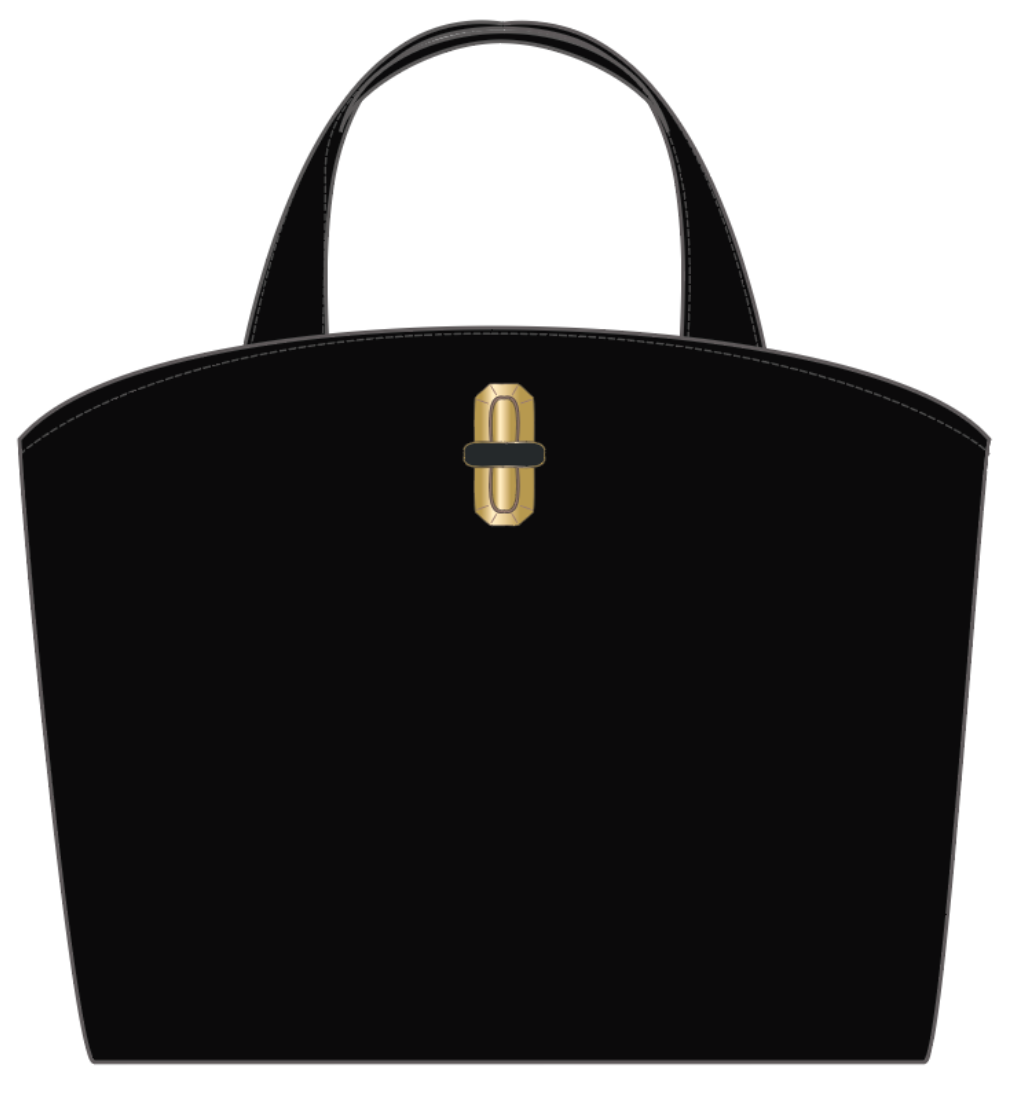 Favorite Daughter The Suede Heirloom Mini Tote- Black