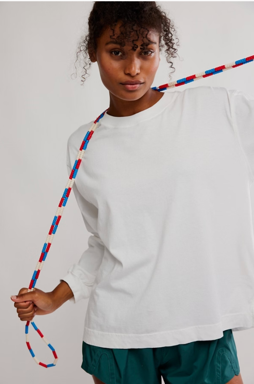 Free People Hustle Layer- White