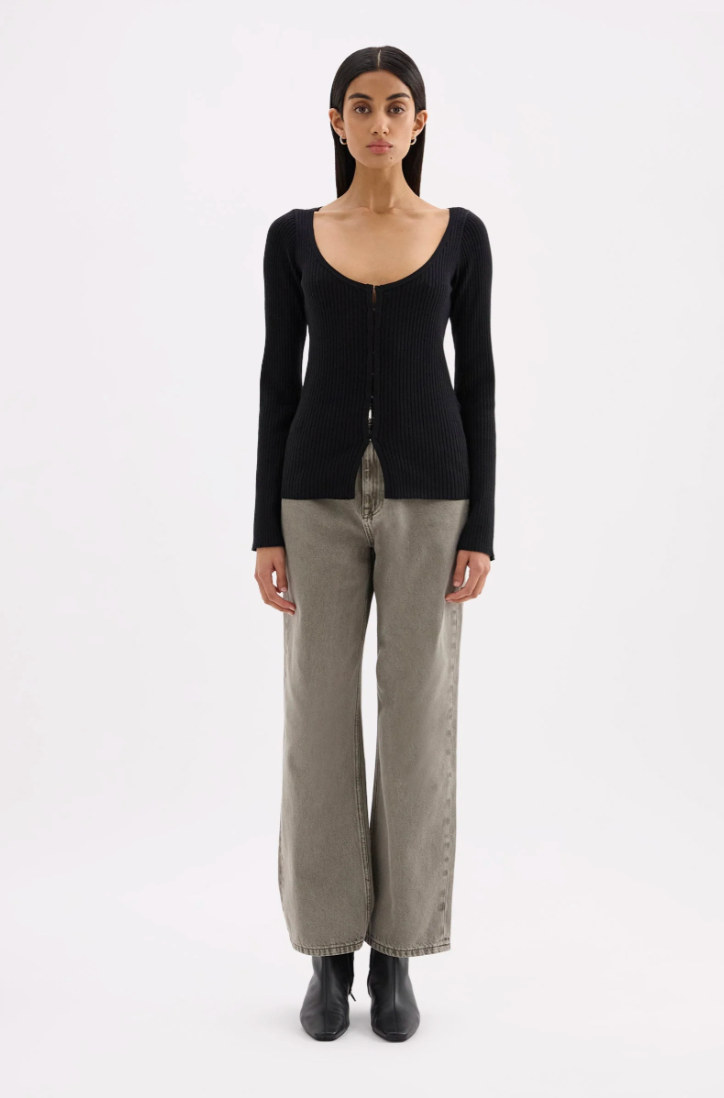 Nude Lucy Arlotte Knit Cardigan- Black