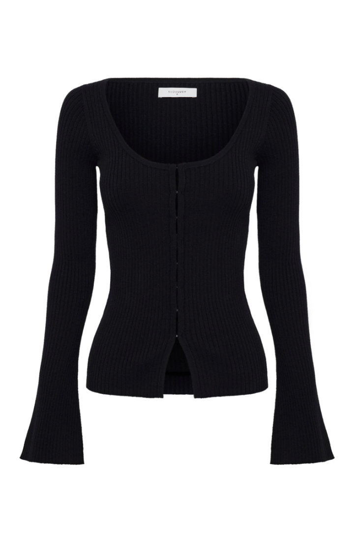 Nude Lucy Arlotte Knit Cardigan- Black