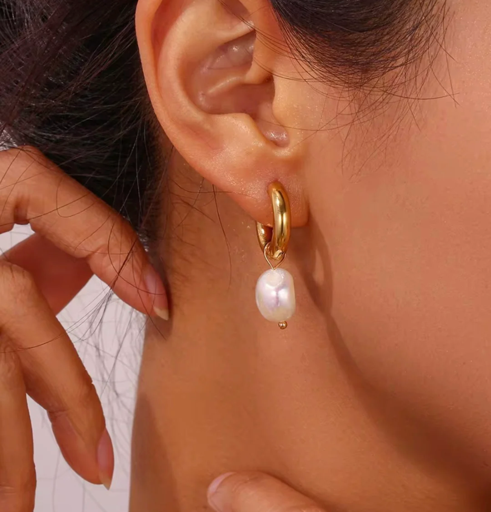 Katie Rae Pearl Drop Earrings