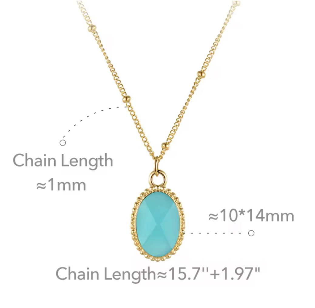 Katie Rae Deep Blue Necklace