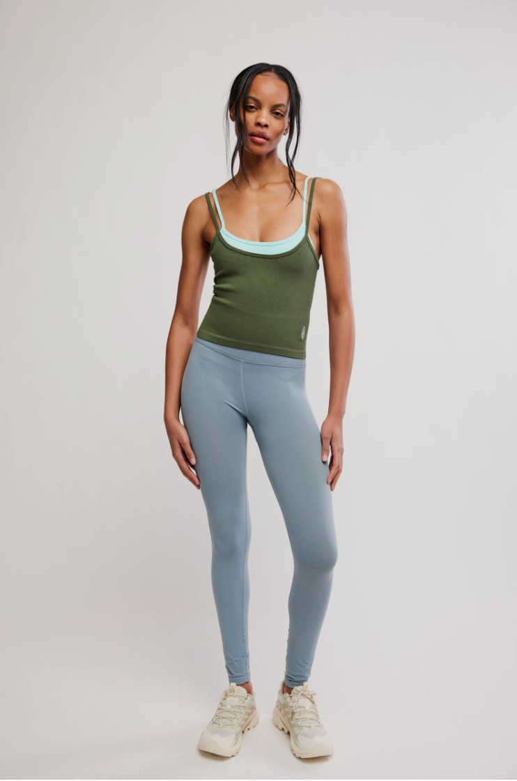 Free People All Clear Coastline Cami- Ivy Combo