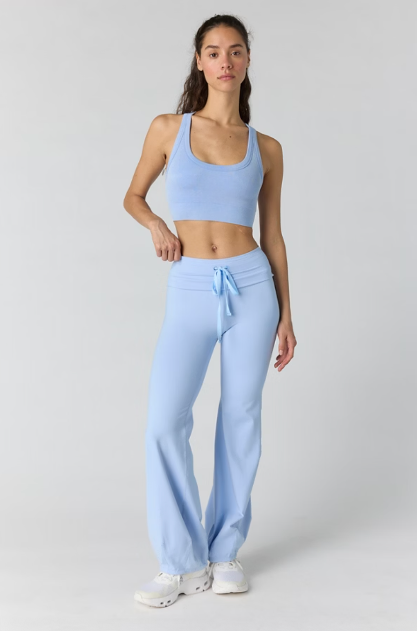 Free People Quick Step Bubble Pants- Peri Blue