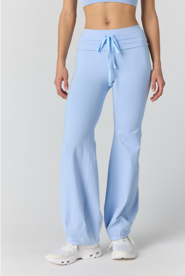 Free People Quick Step Bubble Pants- Peri Blue