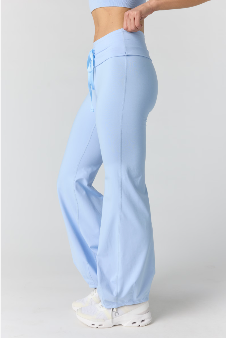 Free People Quick Step Bubble Pants- Peri Blue