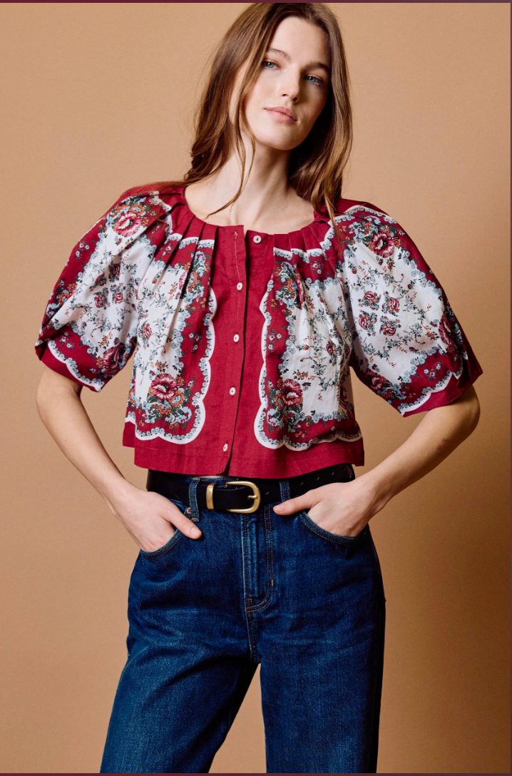 Cleobella Sylvia Top- Virelle Print