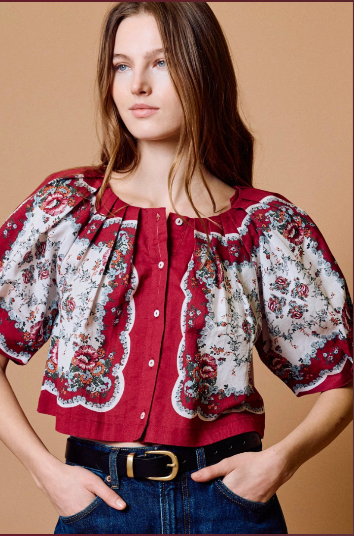 Cleobella Sylvia Top- Virelle Print