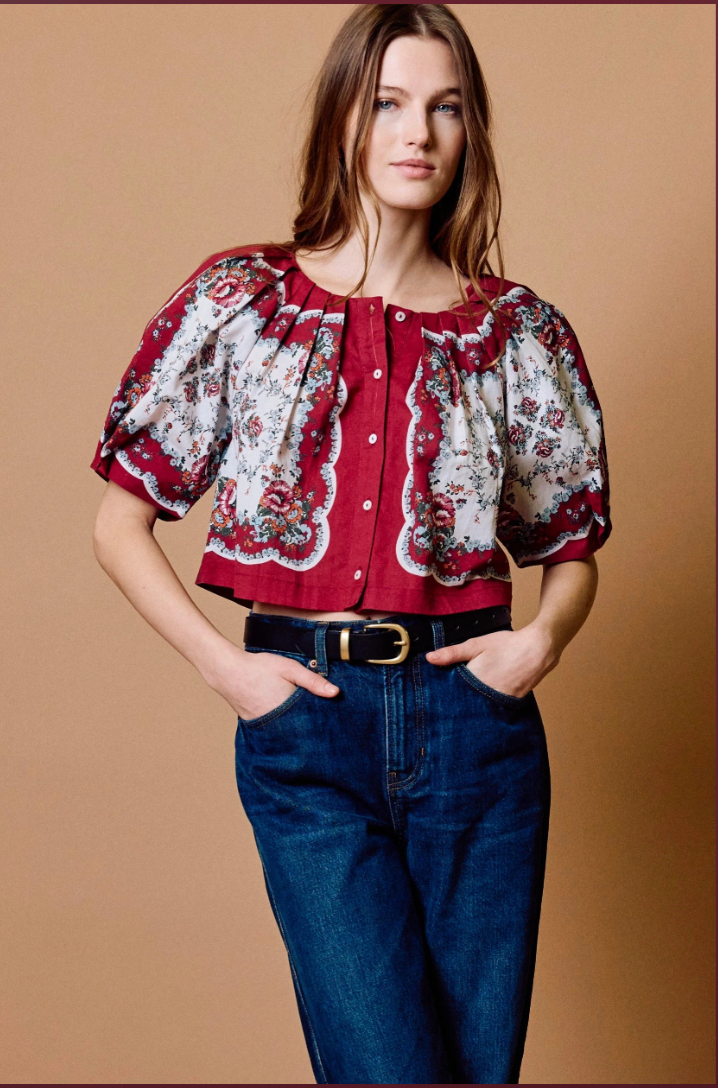 Cleobella Sylvia Top- Virelle Print