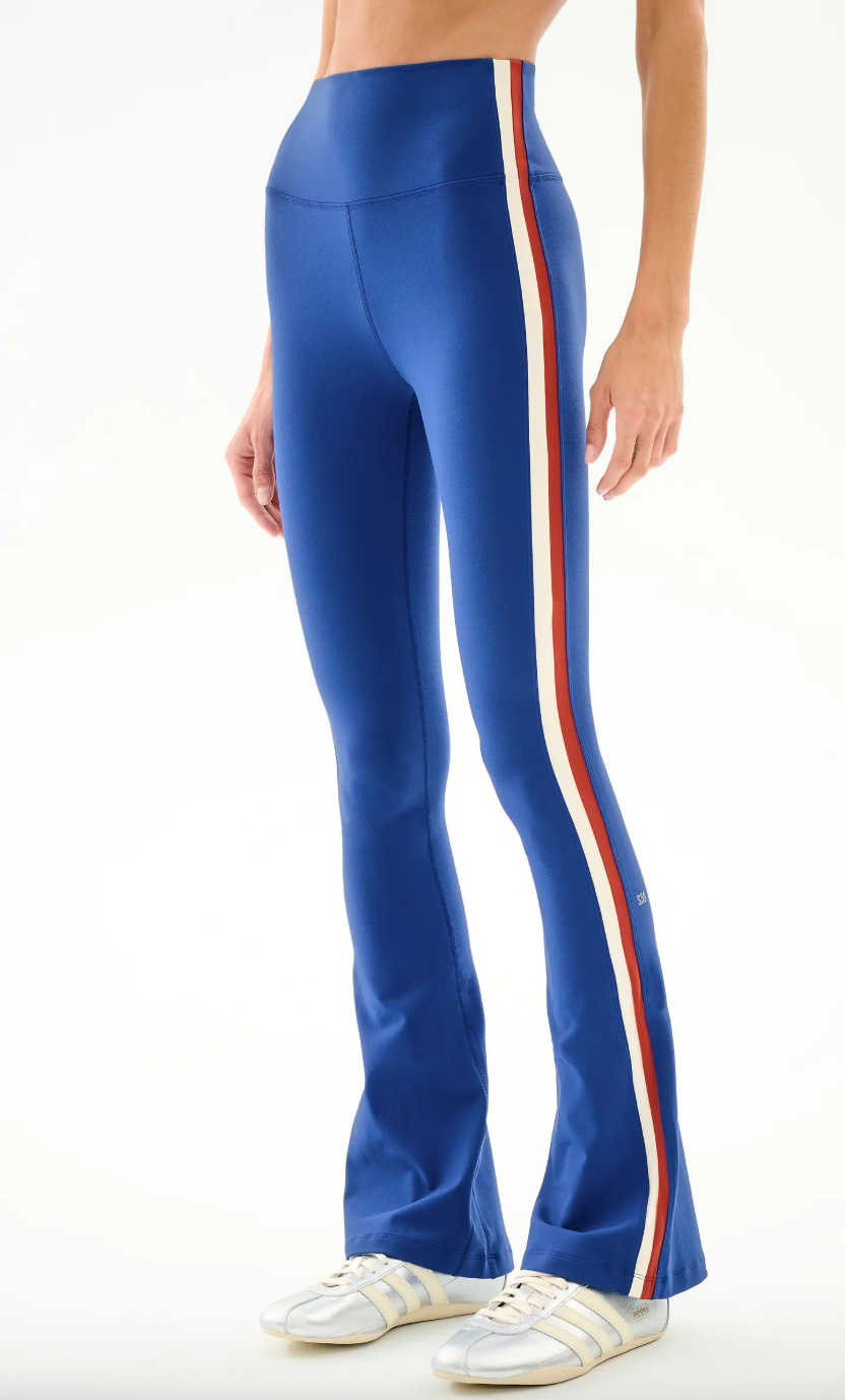 Splits 59 Raquel High Waist Flared 30"- Cobalt/ Creme