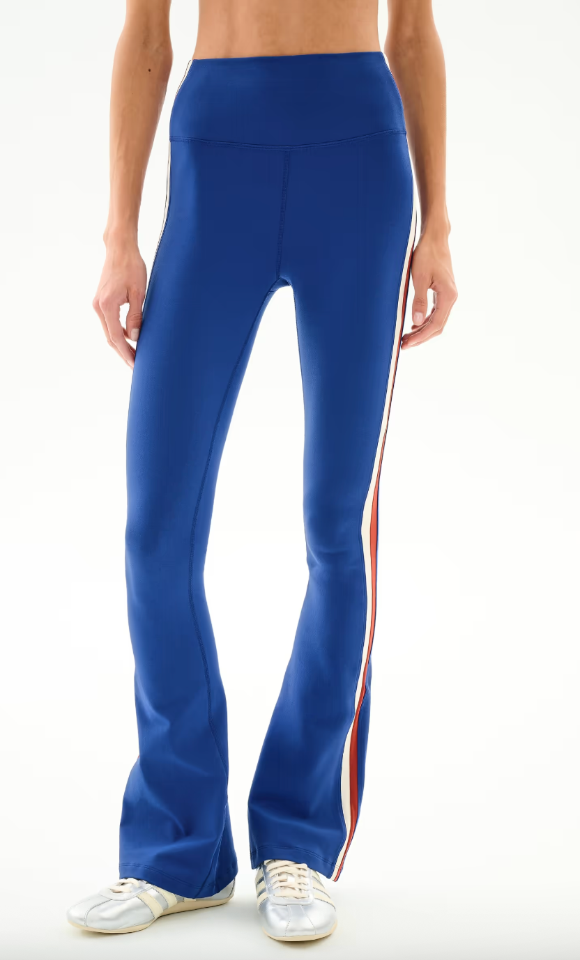 Splits 59 Raquel High Waist Flared 30"- Cobalt/ Creme