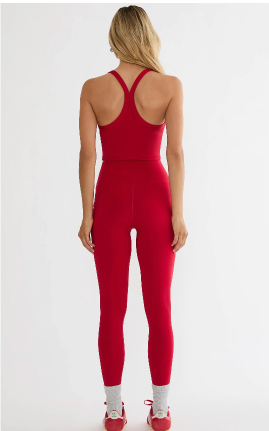 Beach Riot Tayler 7/8 Legging- Crimson Glitz