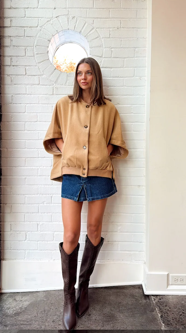 JS71 Harley Coat- Camel