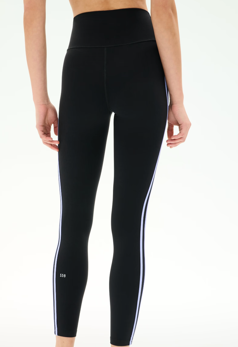 Splits 59 Ella High Waist Airweight 7/8 - Black/Purple Haze