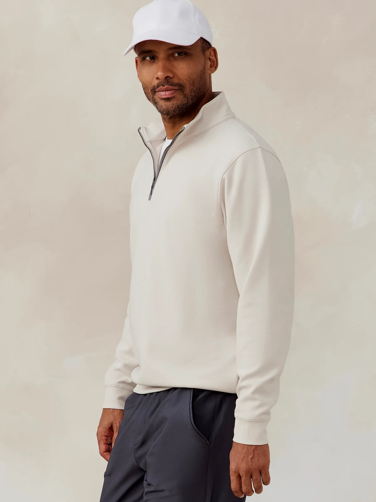 Tasc Highlands Quarter Zip- Oatmeal