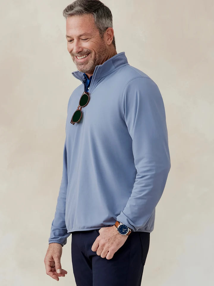 Tasc Stratford Performance Quarter Zip- Anchor