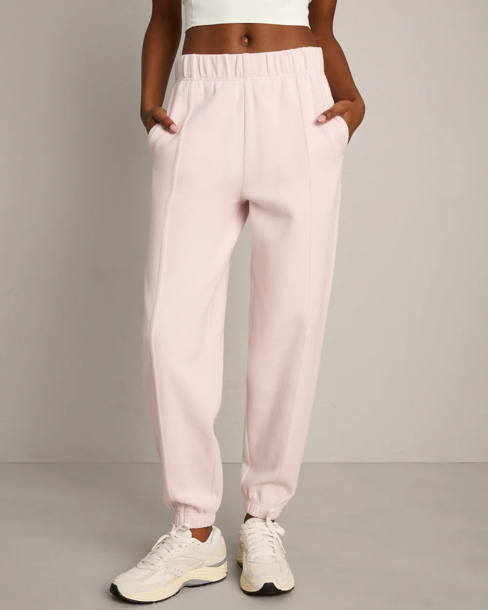 Rhone Apparel Signature Rib Jogger - Petal Pink