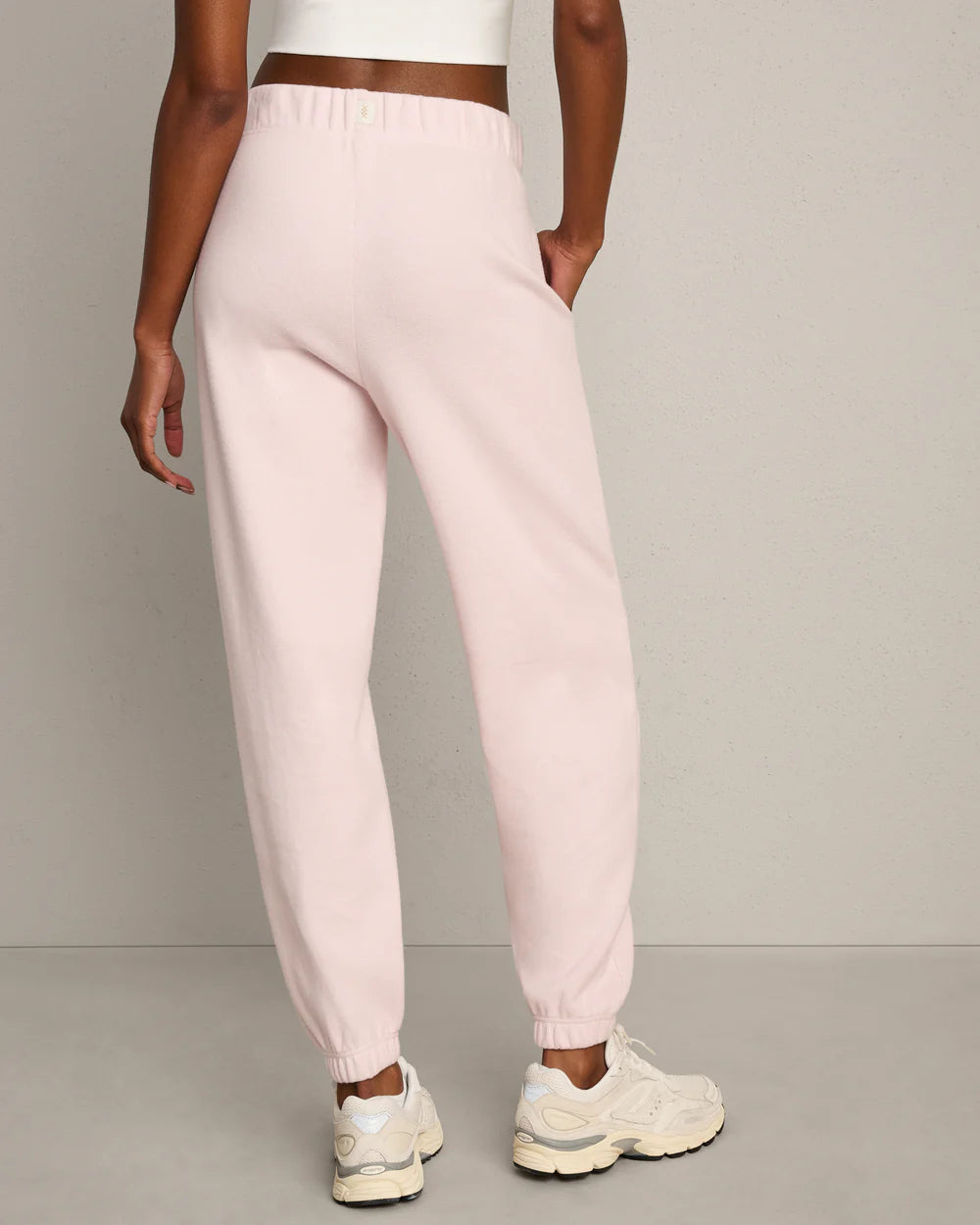 Rhone Apparel Signature Rib Jogger - Petal Pink