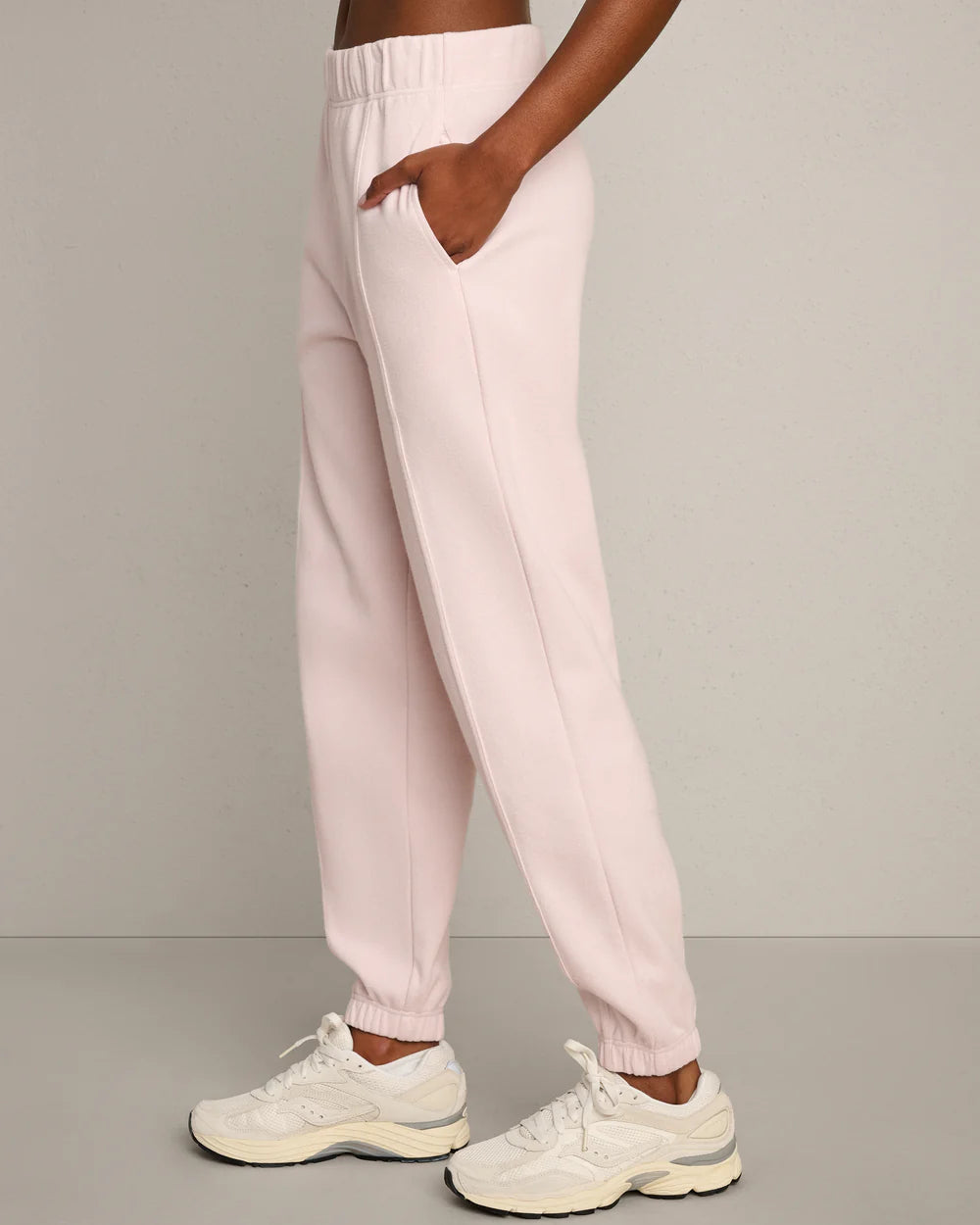 Rhone Apparel Signature Rib Jogger - Petal Pink