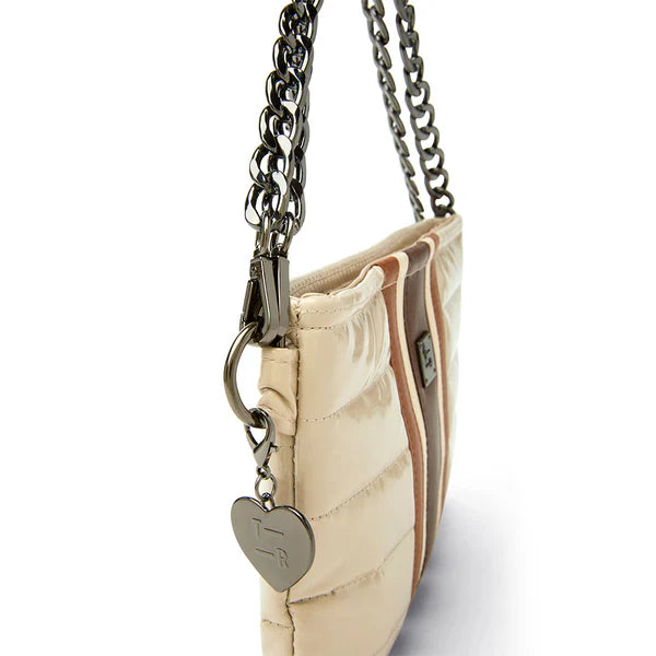 Think Royln Almost Famous - Blonde Patent & Colorblock Luxe Stripe