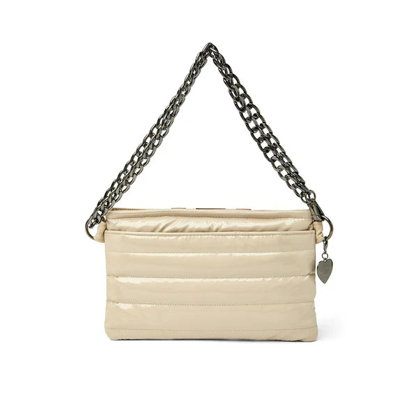 Think Royln Almost Famous - Blonde Patent & Colorblock Luxe Stripe