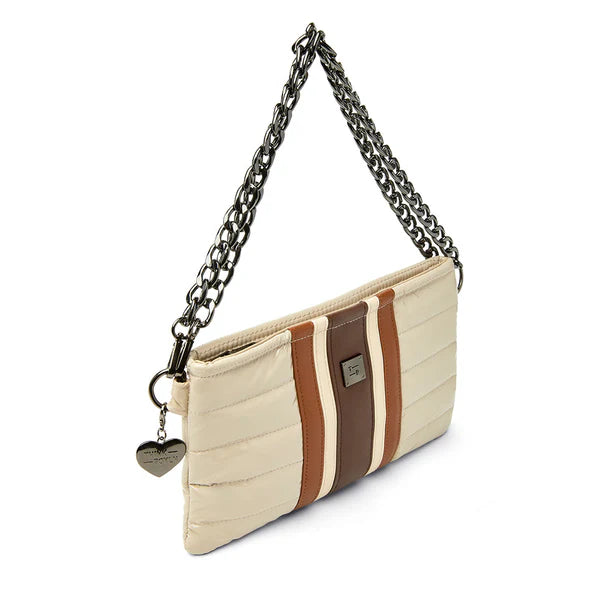 Think Royln Almost Famous - Blonde Patent & Colorblock Luxe Stripe