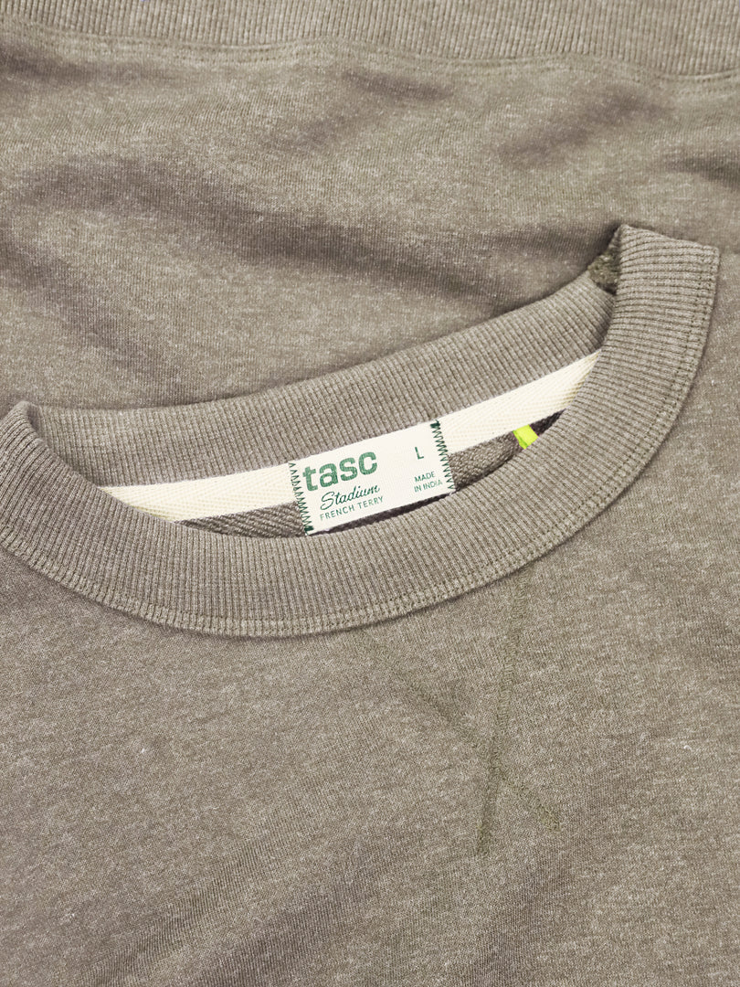 Tasc Stadium French Terry Sweatshirt - Gray Oak Heather