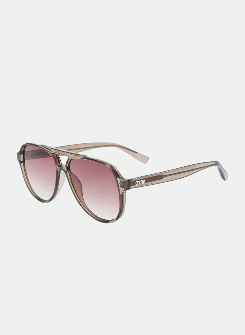 Otra Eyewear Stevie Sunglasses - Trans Olive / Brown Fade
