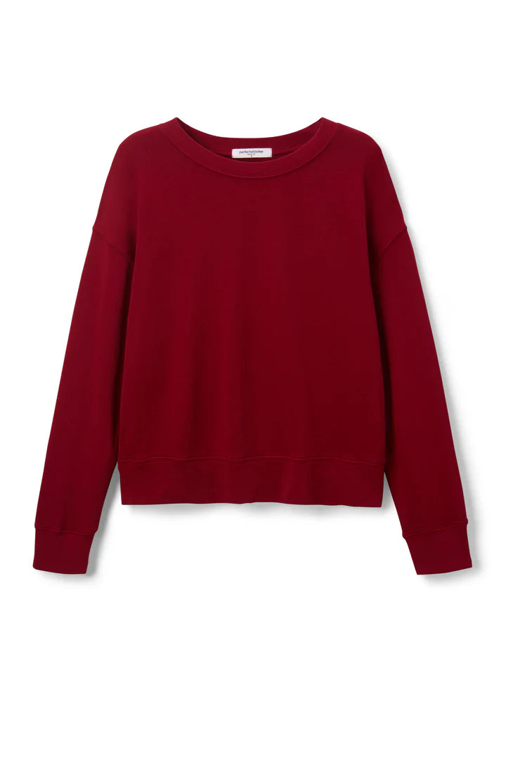 Perfect White Tee Tyler French Terry Pullover Sweatshirt - Maple
