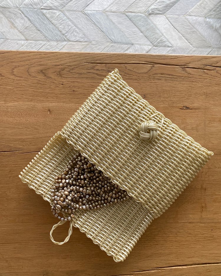 The Lilley Line Clutch - Solid Pearl