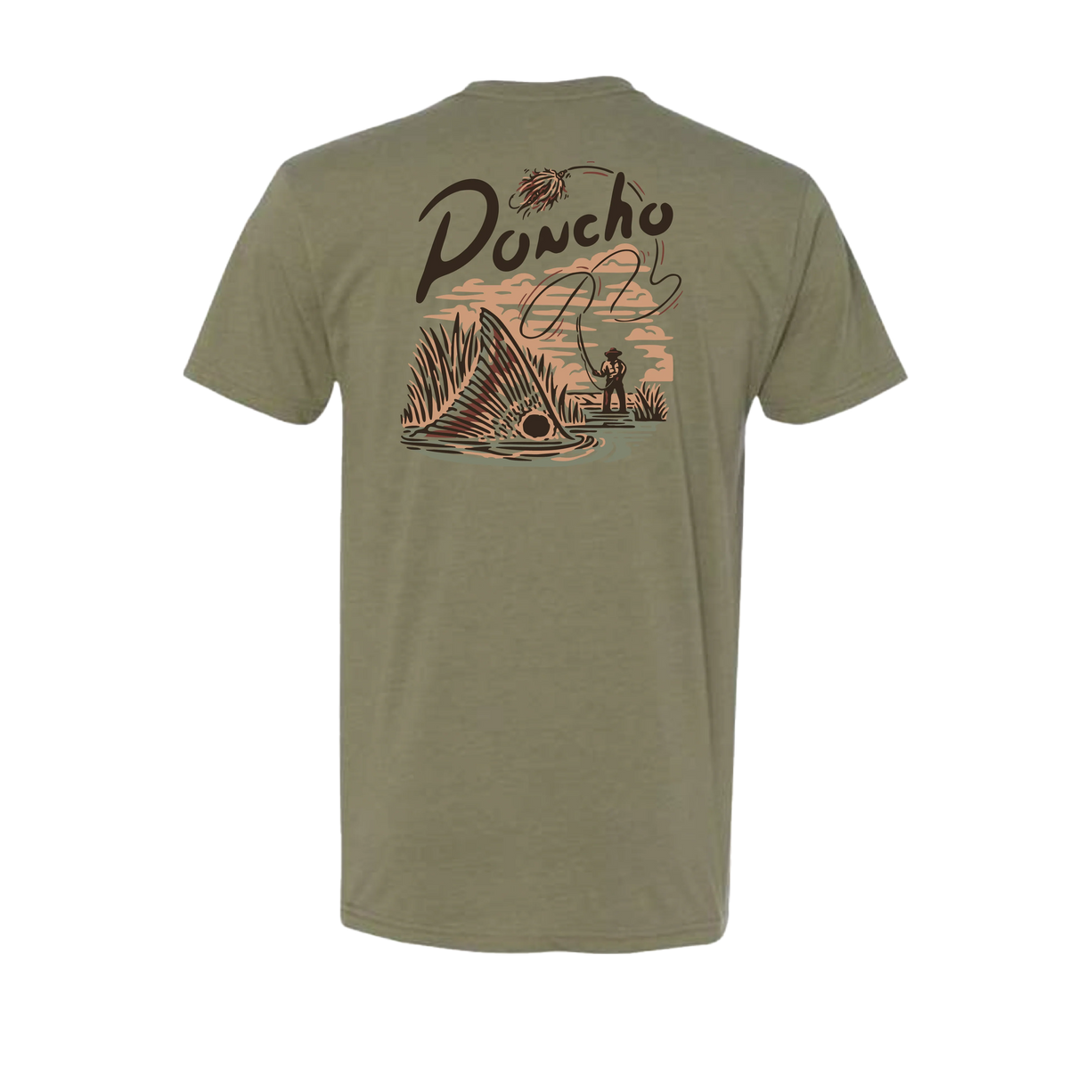 PONCHO Tailing Red T-shirt