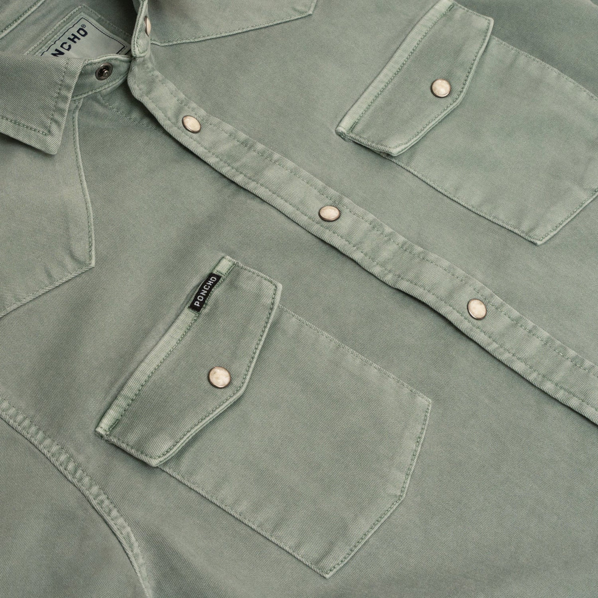 PONCHO Denim Long Sleeve Shirt - The Ventura