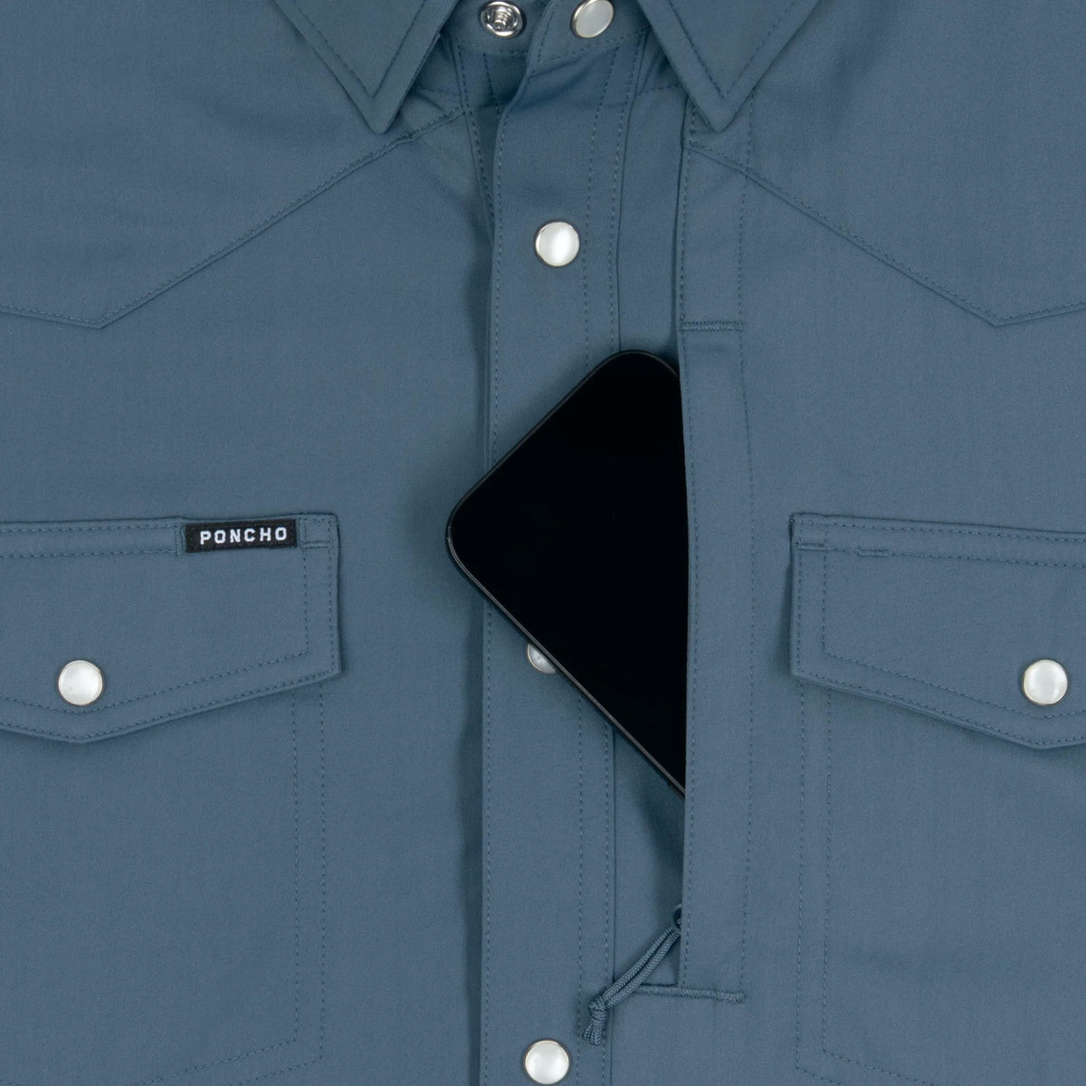PONCHO Original Short Sleeve Shirt - The Dogtooth