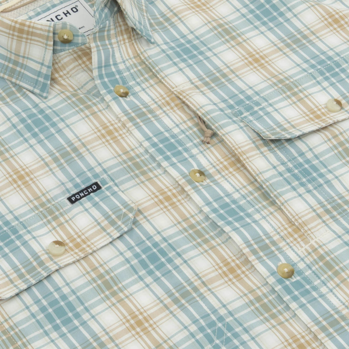 PONCHO Original Long Sleeve Shirt- The Nervous Water