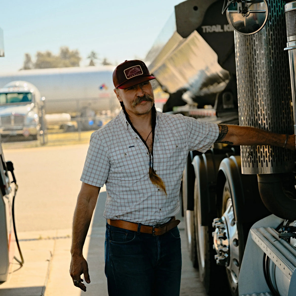 PONCHO Original Short Sleeve Shirt- The Truck Norris