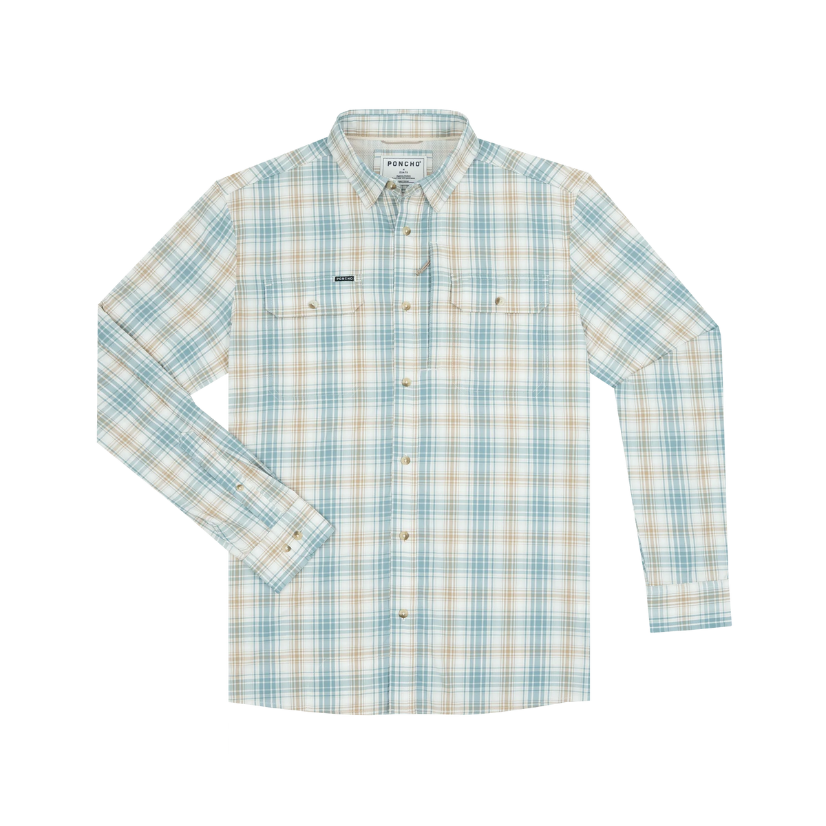 PONCHO Original Long Sleeve Shirt- The Nervous Water