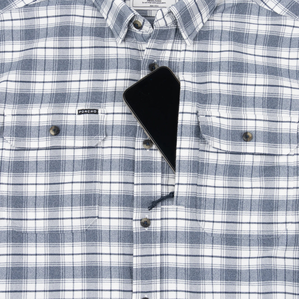 PONCHO Mid-weight performance flannel long Sleeve Shirt - The Pagosa