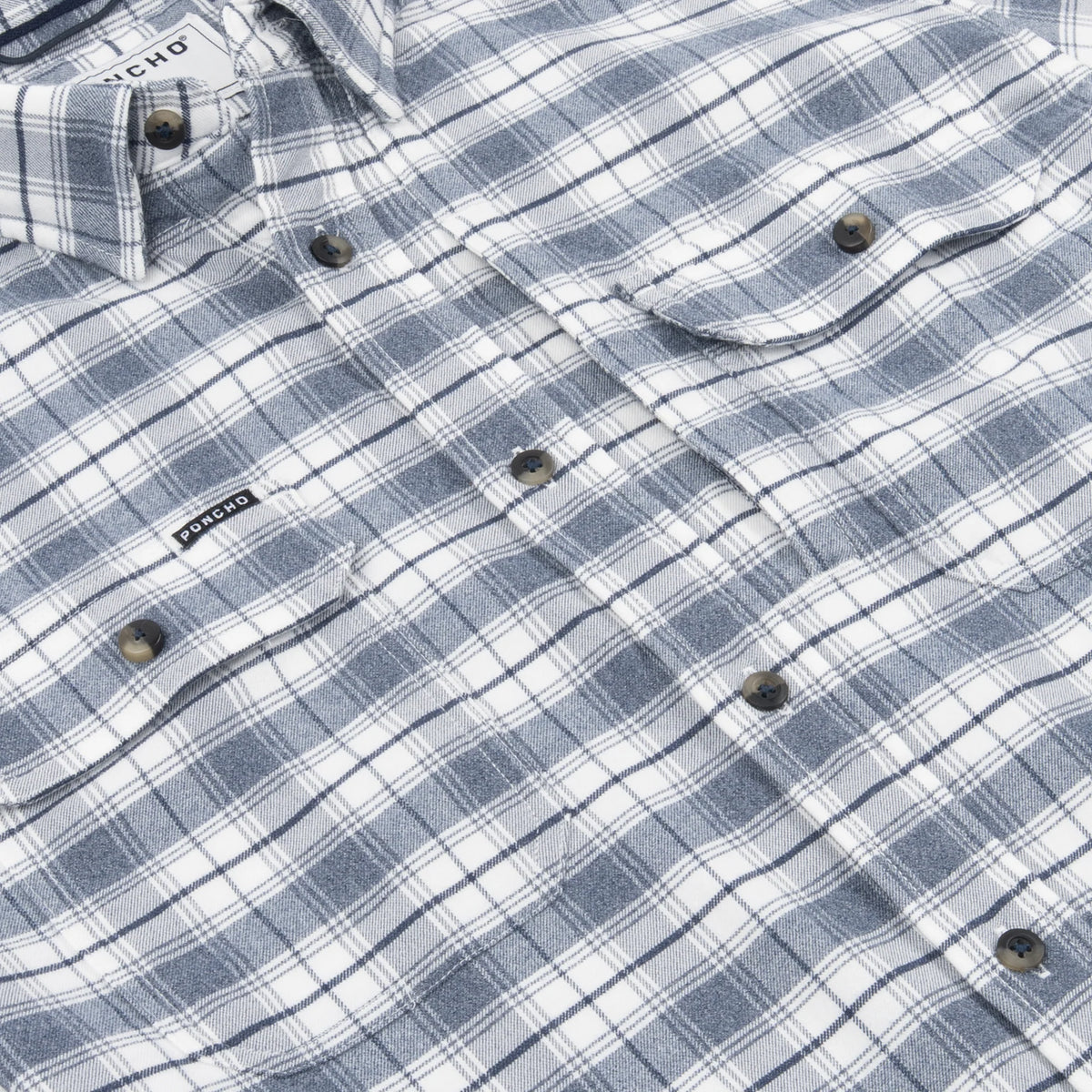 PONCHO Mid-weight performance flannel long Sleeve Shirt - The Pagosa