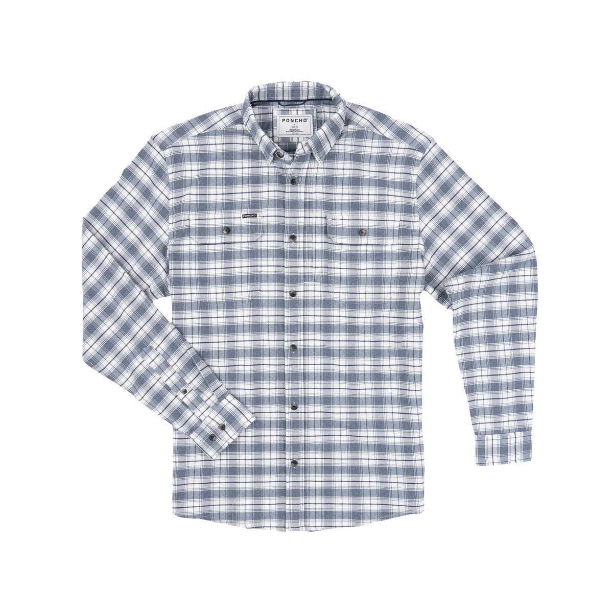 PONCHO Mid-weight performance flannel long Sleeve Shirt - The Pagosa