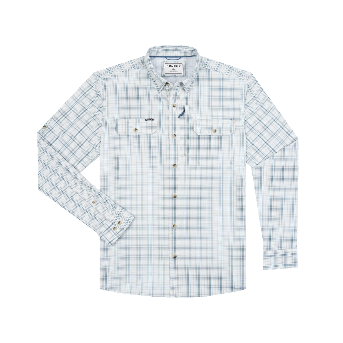 PONCHO Original Long Sleeve Shirt- The Silver King